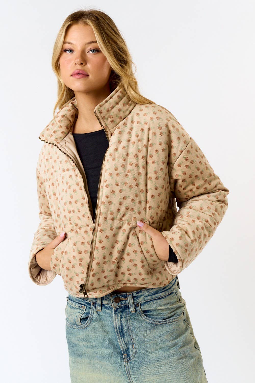 Chelsey Corduroy Puffer Jacket