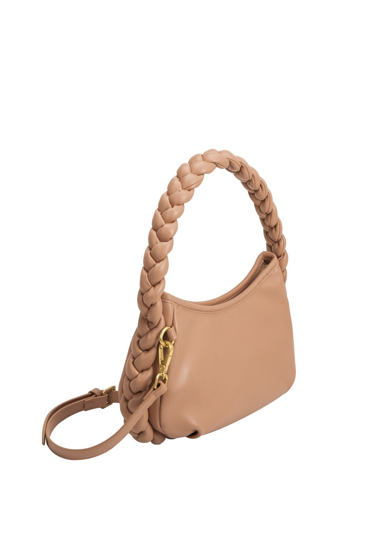 Eliana Recycled Vegan Shoulder Bag in Tan | Dema Collective